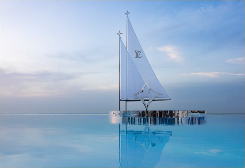 Louis Vuitton at anantara Santorini